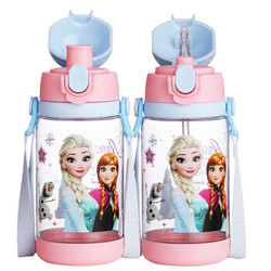 Disney/迪士尼 儿童塑料杯 户外喝水吸管杯520ml