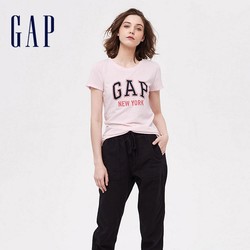 Gap 盖璞 254129 女装圆领短袖T恤