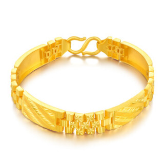 商品赛菲尔 黄金手链男款 足金999.