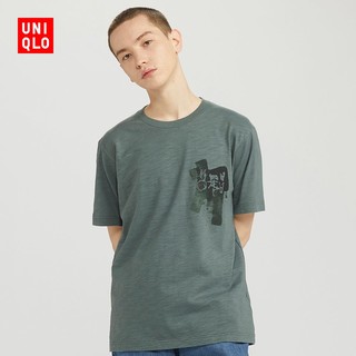 UNIQLO 优衣库 SHODO ART 427614 男士短袖印花T恤