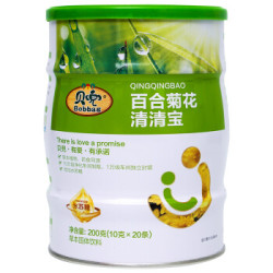贝兜儿童清清宝 百合鸡内金 奶伴侣清清宝 200g/罐(20袋独立分装) *3件