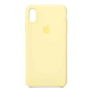 Apple iPhone XS Max 原装硅胶手机壳 保护壳 - 奶黄色