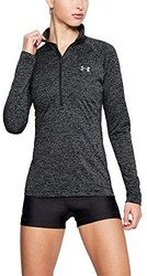 Under Armour 安德玛 女式 Tech 1/2拉链 Twist 热身上衣 黑色 X-small