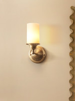 希尔顿全铜美式壁灯卧室床头灯书房温馨创意客厅挂墙现代简约灯具