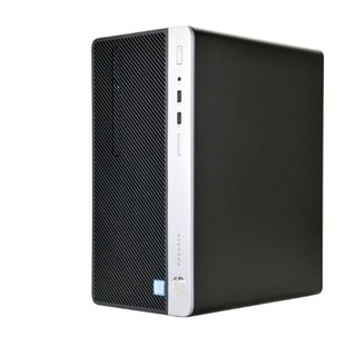 HP 惠普 ProDesk 400 G5 MT 八代酷睿版 商用台式机 黑色 (酷睿i3-8100、核芯显卡、4GB、1TB HDD、风冷)