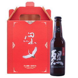 问山啤酒 烈性艾尔 (Strong Ale) 精酿啤酒 330ml*6瓶 礼盒装 *2件