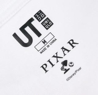 UNIQLO 优衣库 TEAM PIXAR系列男士纯棉印花圆领短袖T恤428694 白色XS