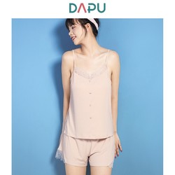 DAPU 大朴 女士蕾丝吊带短裤睡衣套装