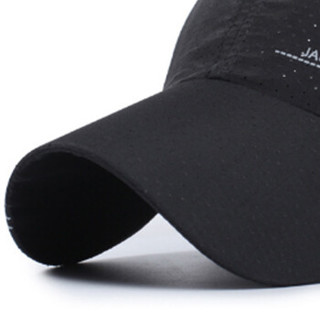 GLO-STORY 棒球帽男 夏季网眼速干帽遮阳透气鸭舌帽MMZ824255 黑色