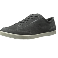 ecco 爱步 Collin Tie 真皮男士休闲鞋 Dark Shadow EU41