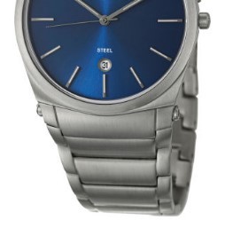 SKAGEN 诗格恩 CLASSIC 859LSXN 男士腕表 38mm 蓝色 银色 不锈钢