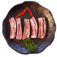 边塞风 盐池滩羊 羔羊排段 500g/袋 原切国产宁夏羊肉 烧烤食材 烤肉 生鲜