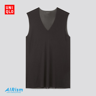 UNIQLO 优衣库 423526 男装AIRism网眼V领T恤