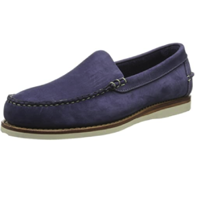 Allen Edmonds 艾伦·埃德蒙兹 Grand Canal Boat Shoe 男士休闲船鞋 Navy US7
