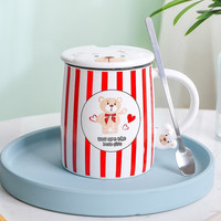 FanKe 梵科 陶瓷马克杯 带盖勺*400ml