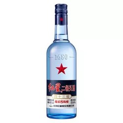 红星 白酒 蓝瓶二锅头 绵柔8陈酿 清香型 43度 500ml（新老包装随机发货）