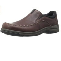Clarks Portland 2 男士一脚蹬休闲皮鞋 Brown Leather US8