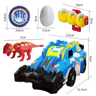 心奇暴龙战车 男孩女孩儿童玩具卡通动漫玩具爆龙战车恐龙蛋霸王龙变形飞车魔幻车神 铁甲狩猎者 豪华套装