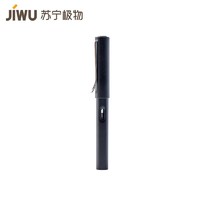 JIWU 苏宁极物 铝杆钢笔 可视窗墨囊上墨器两用钢笔 EF尖 夜空黑