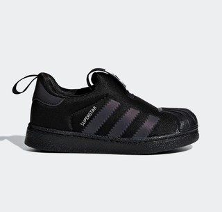 adidas 阿迪达斯 SUPERSTAR 360 I  CG6579 三叶草 女童经典鞋 黑色 21