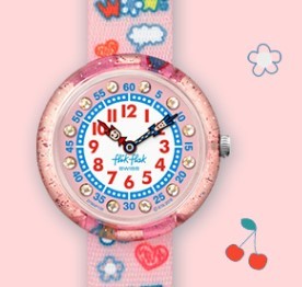 SWATCH 斯沃琪 校园时光系列 ZFBNP135 儿童石英手表