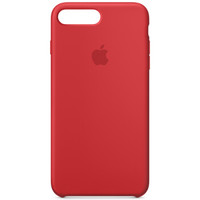 Apple iPhone 8 Plus/7 Plus 硅胶保护壳/手机壳/手机套 - 红色