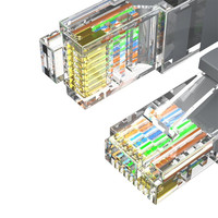 HONGDAK 0023 六类CAT6 千兆网线 0.3m 灰色