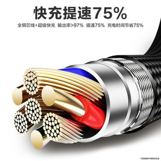 【2条装】朗客 华为Type-C数据线1.5米 真超级快充手机充电器线p20p10p9v9mate10Nova2s3e荣耀V10V8 红色