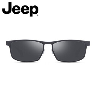 JEEP吉普商务眼镜框磁铁套镜男可配防蓝光近视眼镜架偏光太阳镜夹片 JEEPT7065-M3 框+JEEP1.67防蓝光镜片
