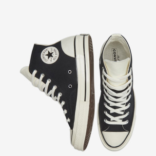 CONVERSE 匡威 Chuck 70 167910C 男女款高帮帆布鞋 黑/米白 37.5