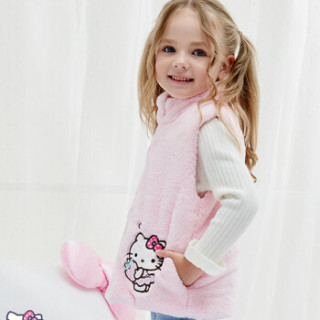 【hello kitty/凯蒂猫童装】凯蒂猫 hello kitty 儿童马甲毛绒背心