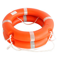 先锋连 游泳池设备标准救生圈 加厚塑料救生圈 船用救生圈  4.3KG国标加厚款