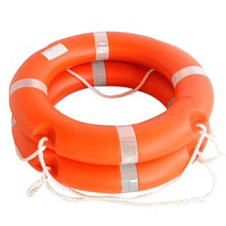 先锋连 游泳池设备标准救生圈 加厚塑料救生圈 船用救生圈  4.3KG国标加厚款