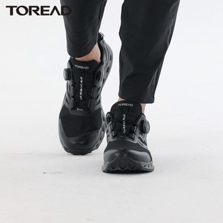 TOREAD 探路者 黑色休闲运动鞋 TFRI81400 黑色/中灰 41