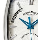 ARMAND NICOLET TM7系列 9630A-AG-M9630 男款机械表 38mm 银色 银色 不锈钢