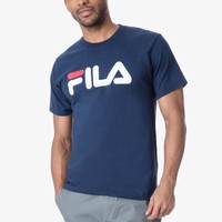 FILA 斐乐 印花logo男士T-Shirt