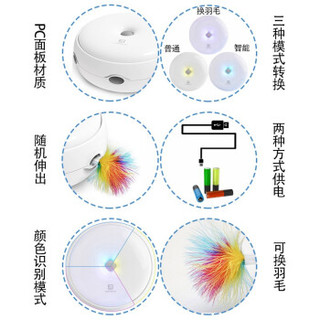 Homerun霍曼猫玩具 甜甜圈智能自动猫咪互动逗猫棒 电动逗猫器猫咪用品 甜甜圈玩具