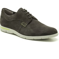 Clarks Denner Motion 男款真皮休闲鞋 Grey Grey Suede UK7