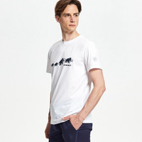 MAMMUT 猛犸象 101702010 男士印花T恤 白色 XL