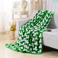 夏季薄款床单双人珊瑚法兰绒毛毯子保暖空调办公室午睡毛巾盖被子