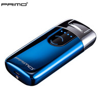 PRIMO 普力魔 充电火机 USB电弧打火机 防风创意礼物电子点烟器usb-040蓝冰