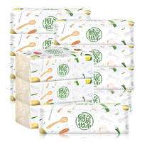 植护12包吸油纸厨房抽纸本色专用纸巾吸水用纸实惠装抽取式卫生纸