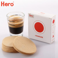 Hero 摩卡壶 咖啡滤纸 6号100片 *15件