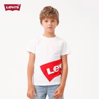 移动端、聚划算百亿补贴：Levi's 李维斯 男中大童短袖t恤