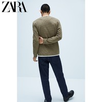 ZARA 00977403505 男装 拼接纹理 T 恤