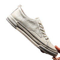 皓顿（HAUT TON）休闲男鞋头层牛皮运动小白鞋男时尚百搭平底板鞋 1911XB037 白色 42