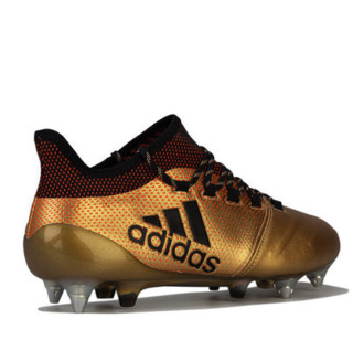 adidas 阿迪达斯 X SG 男士足球鞋 CP9179 金色 44