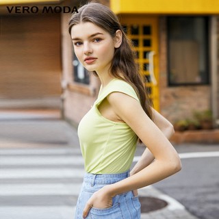 VeroModa2020秋装新款纯棉薄宽松透气野餐穿搭高腰阔腿软牛仔裤女