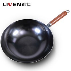 LIVEN 利仁 JT-C3210 铁质无涂层炒锅 32cm