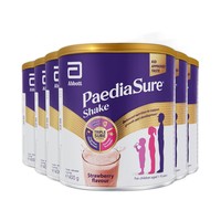 PediaSure 小安素系列 儿童特殊配方奶粉 英版 400g*6罐 草莓味